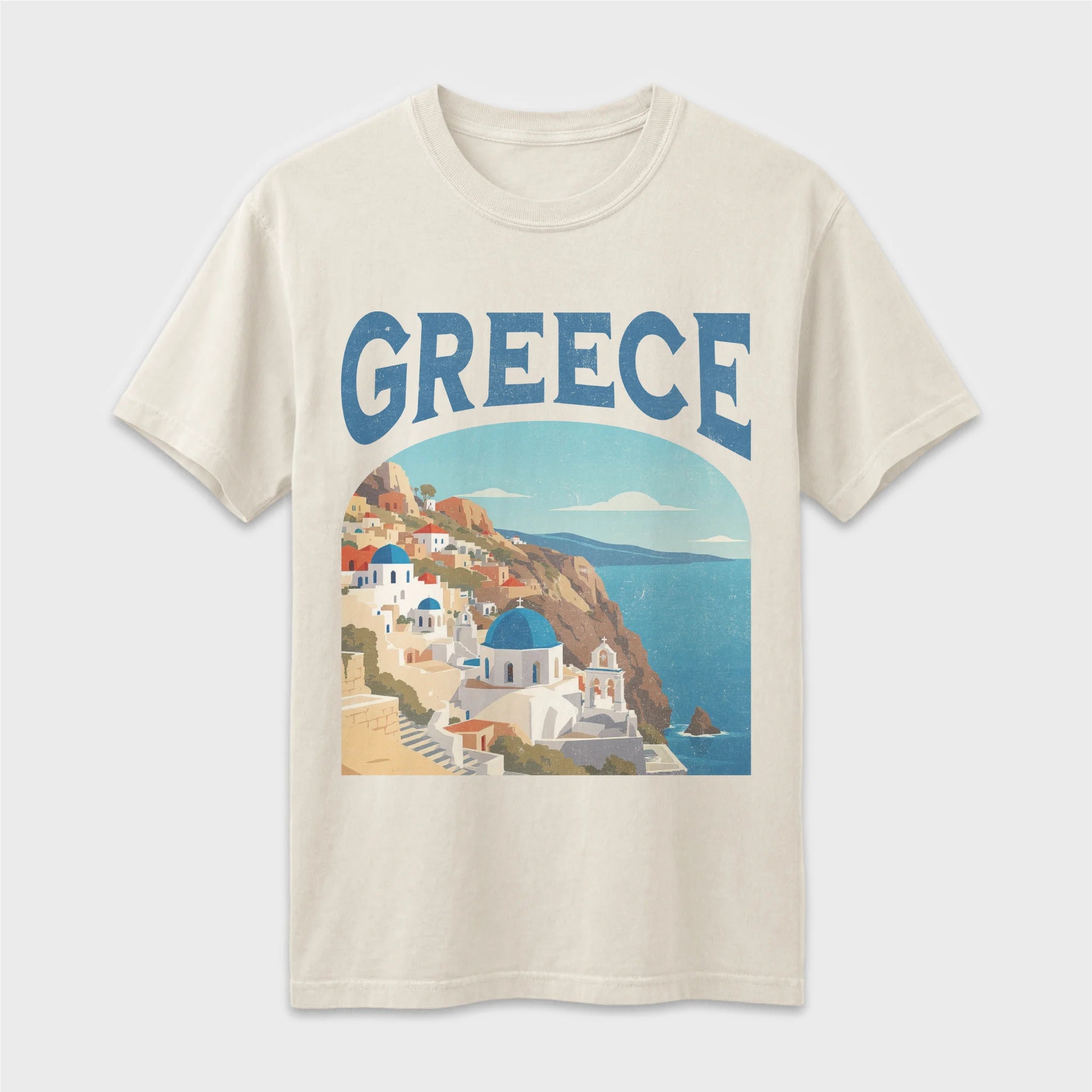 Greece Vintage Travel Poster T-Shirt