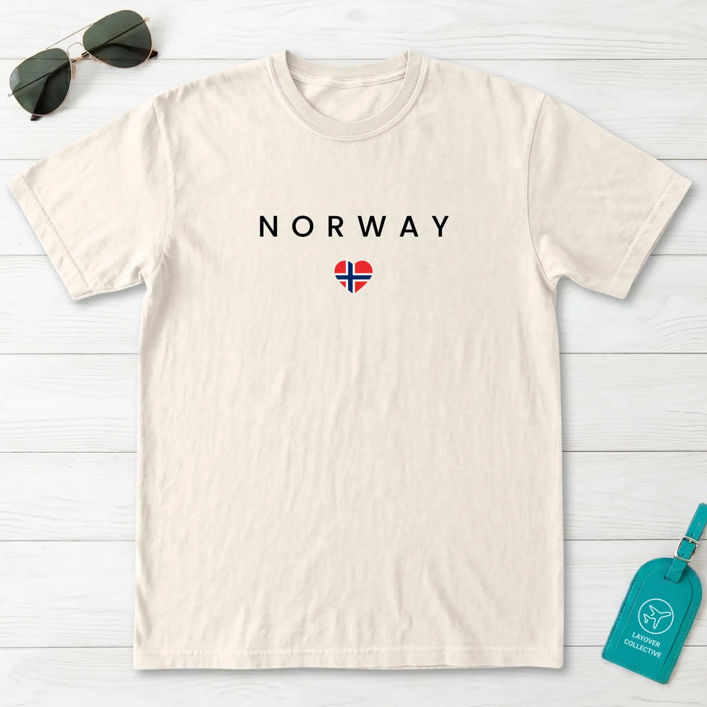 Norway Minimal Flag T-Shirt