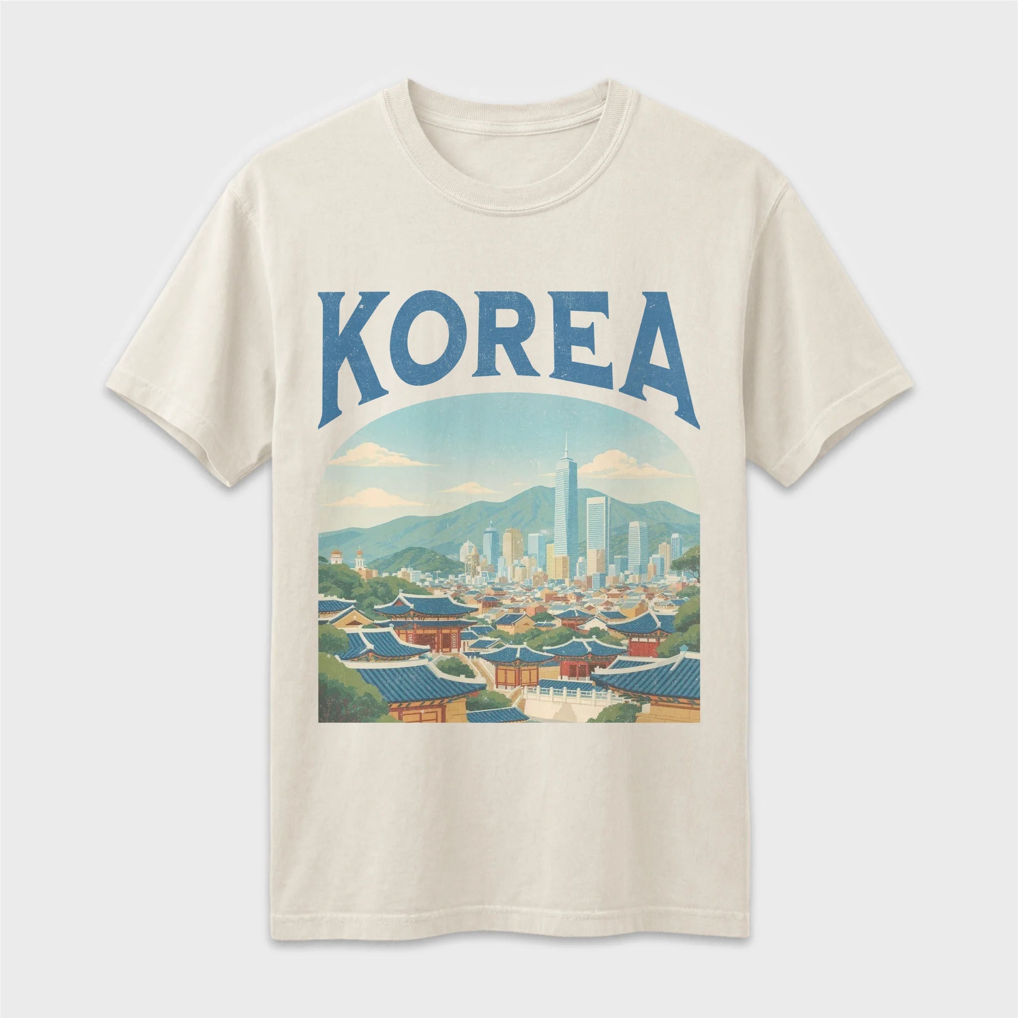 Korea Vintage Travel Poster T-Shirt