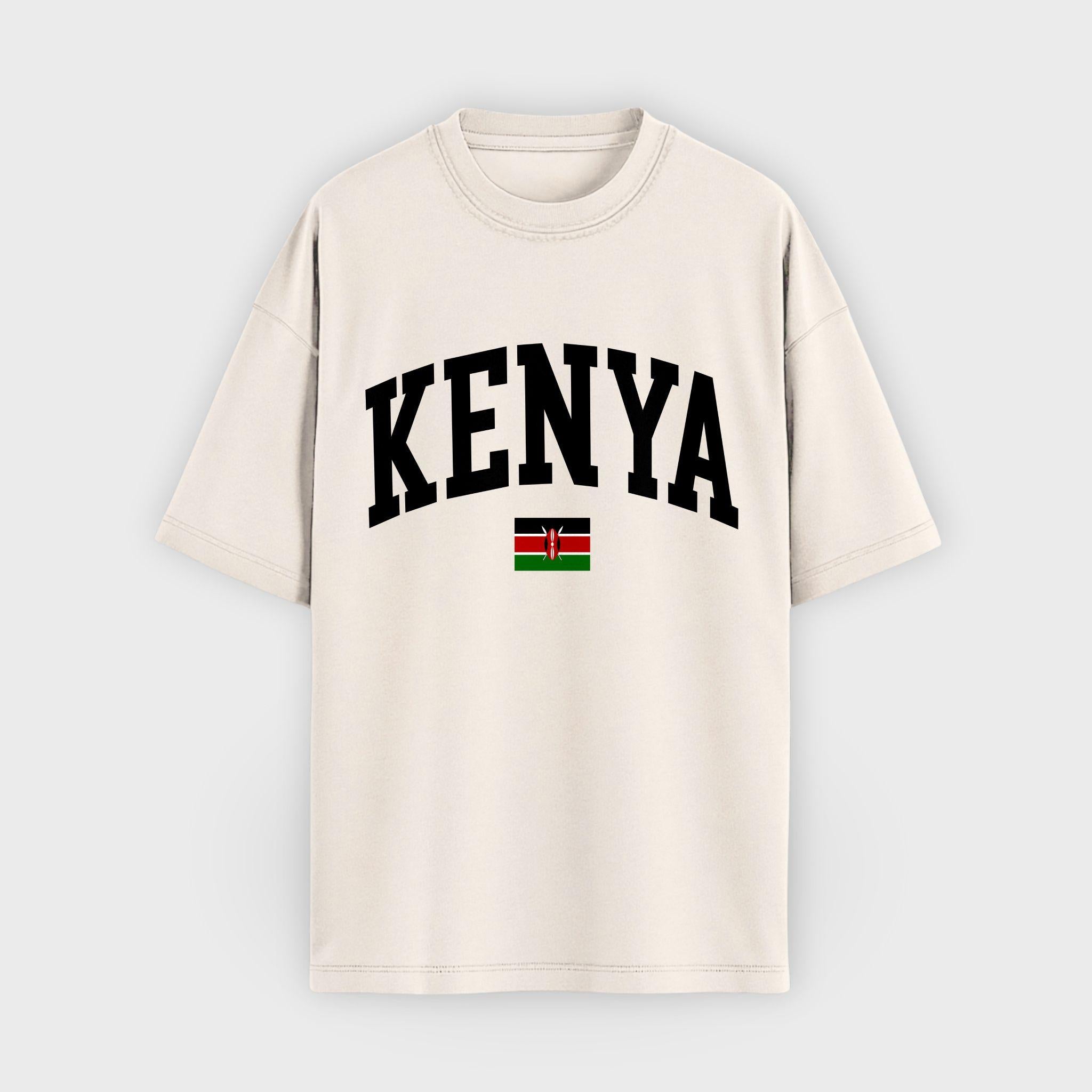 Kenya Collegiate Flag T-Shirt