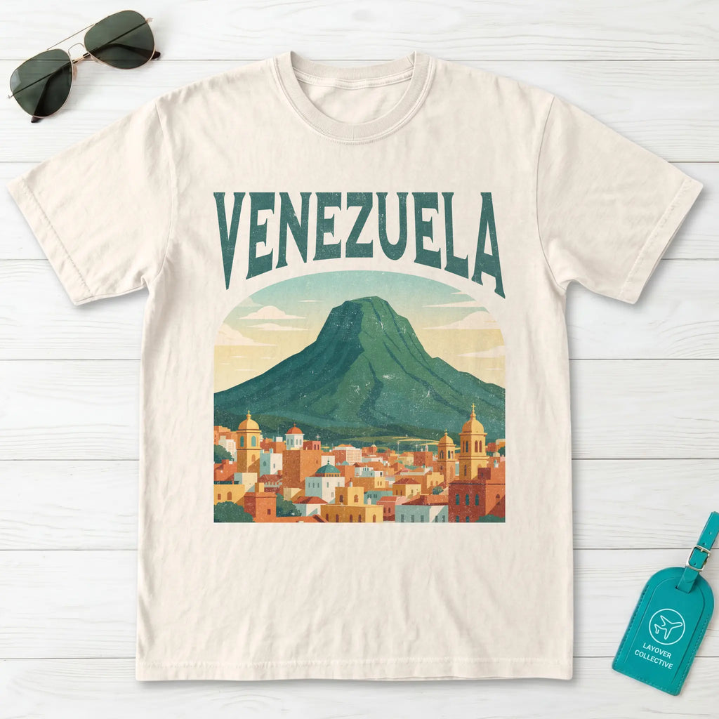 Venezuela Vintage Travel Poster T-Shirt