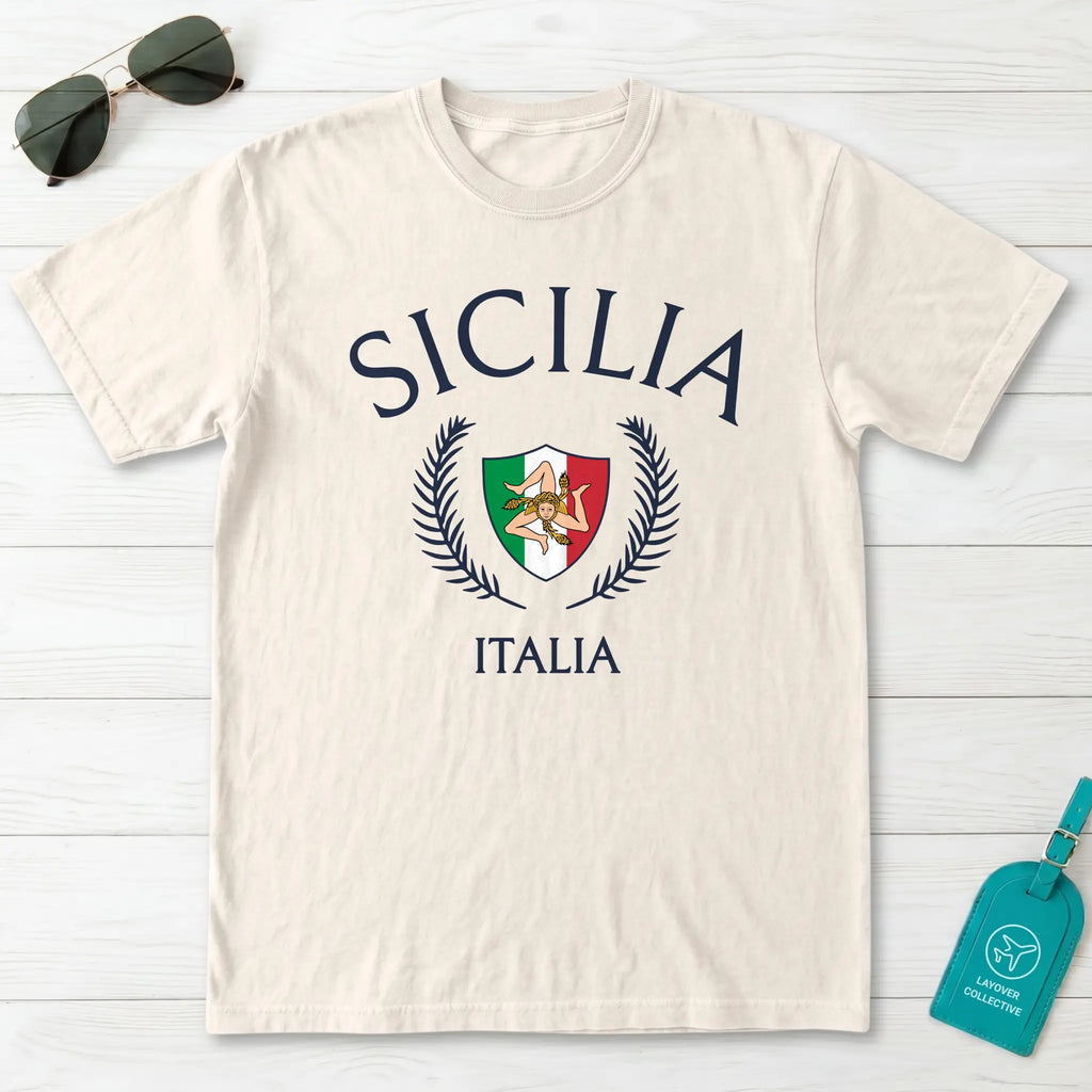 Sicilia Italia Emblem T-Shirt
