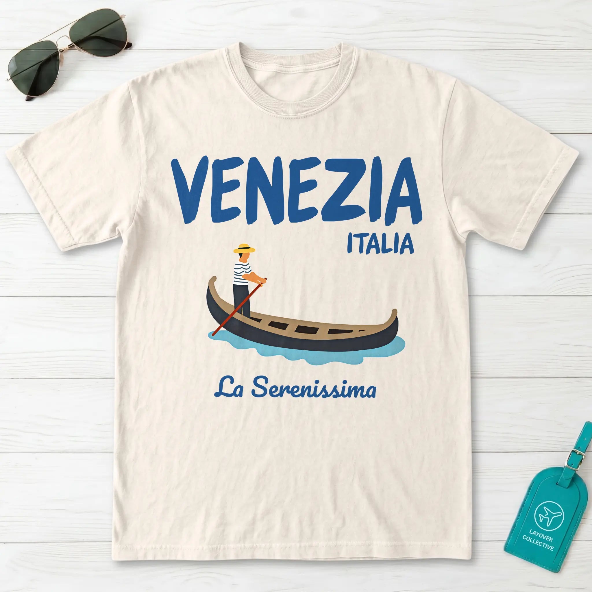 Venezia Italia Gondola La Serenissima Venice Graphic T-Shirt