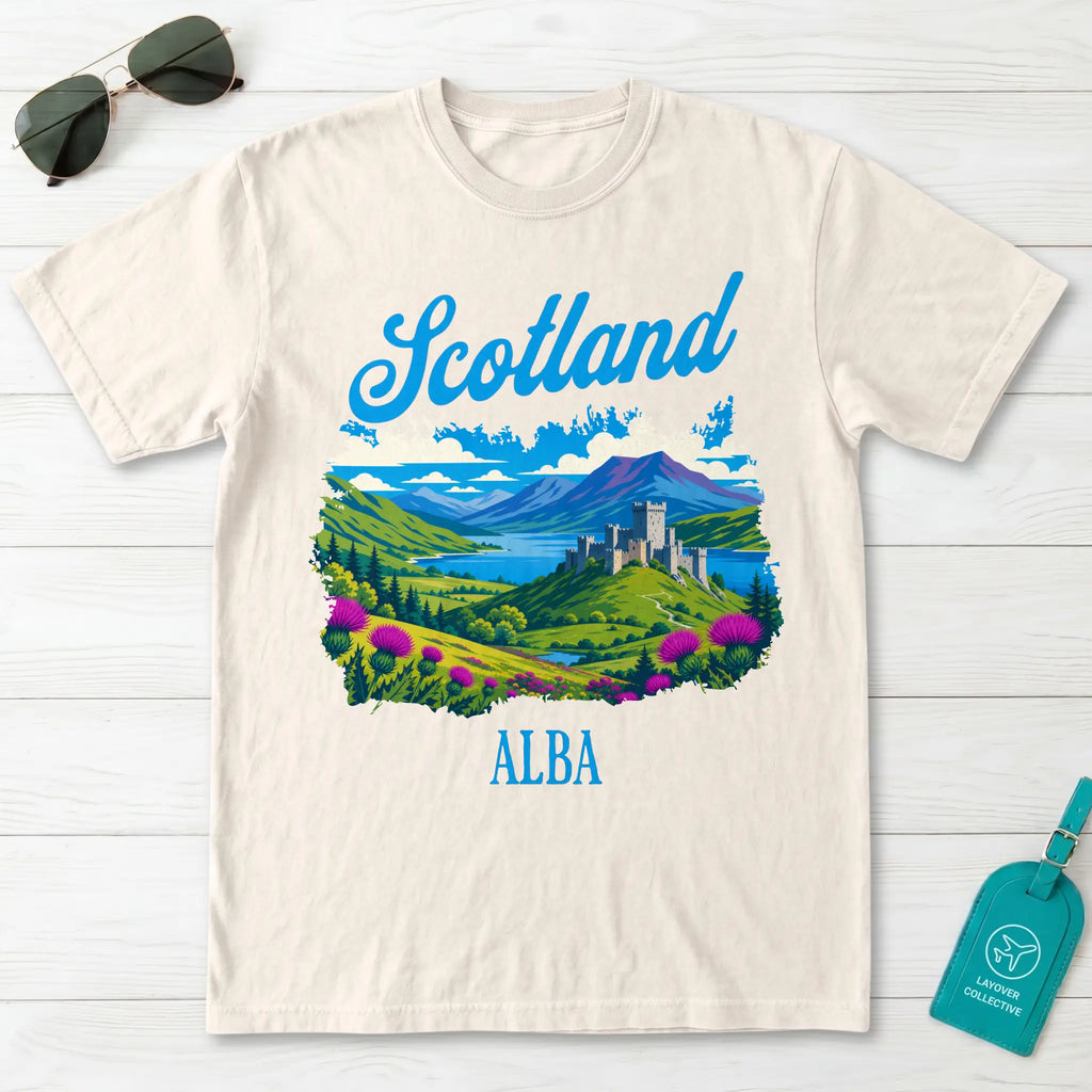 Scotland Alba Highland Castle T-Shirt