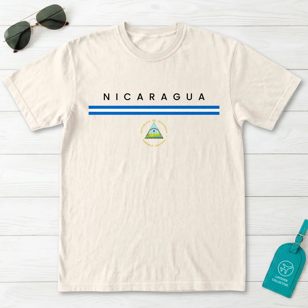 Nicaragua Flagline T-Shirt
