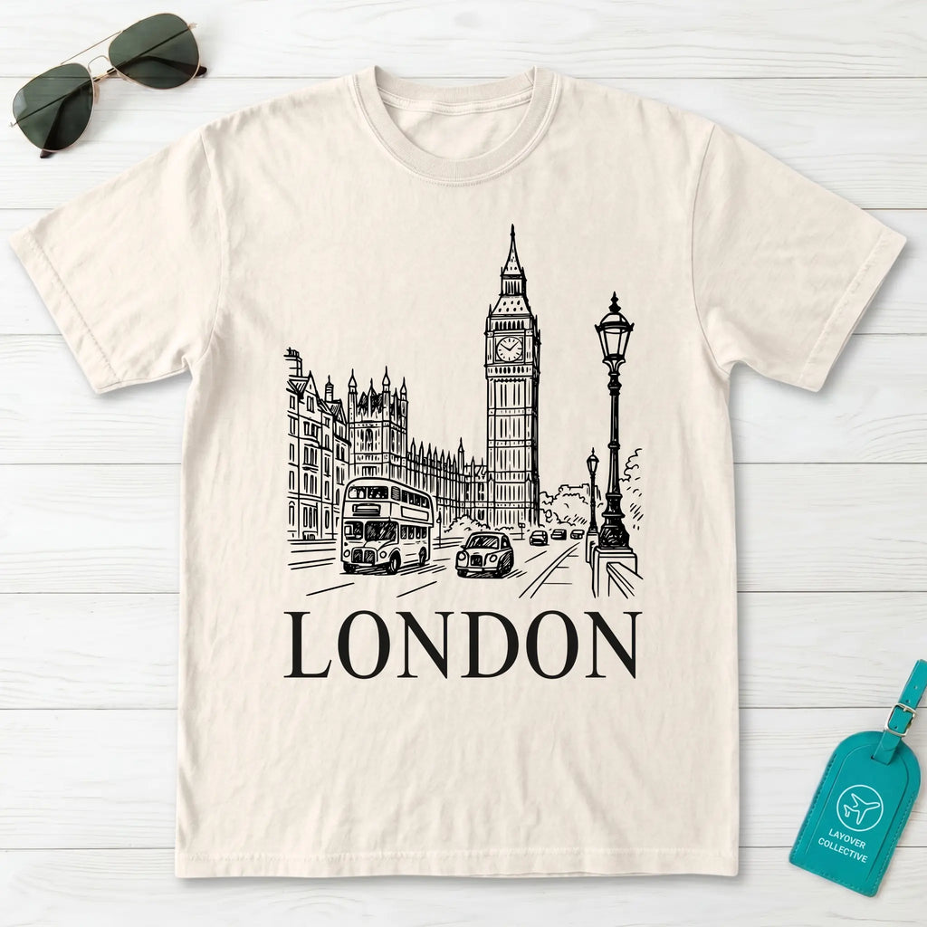 London Vintage Sketch T-Shirt