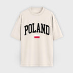 Poland Collegiate Flag T-Shirt