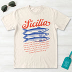 Sicilia Sardine Graphic T-Shirt
