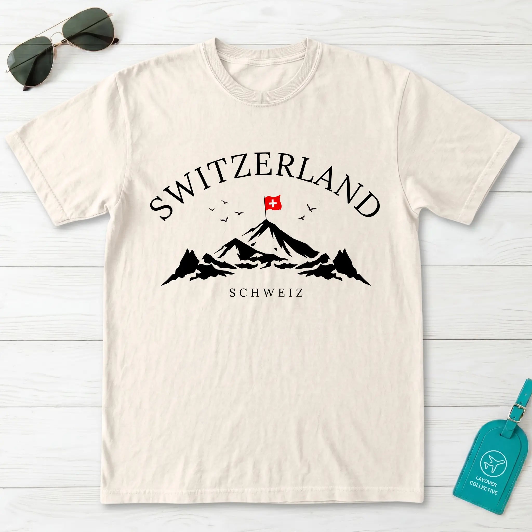 Switzerland Mountain Vista T-Shirt