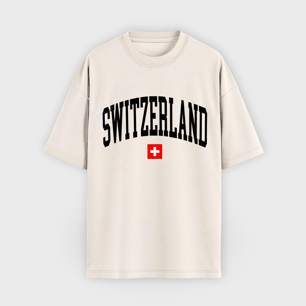 Switzerland Collegiate Flag T-Shirt