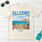 Palermo Italy Vintage Travel Poster T-Shirt