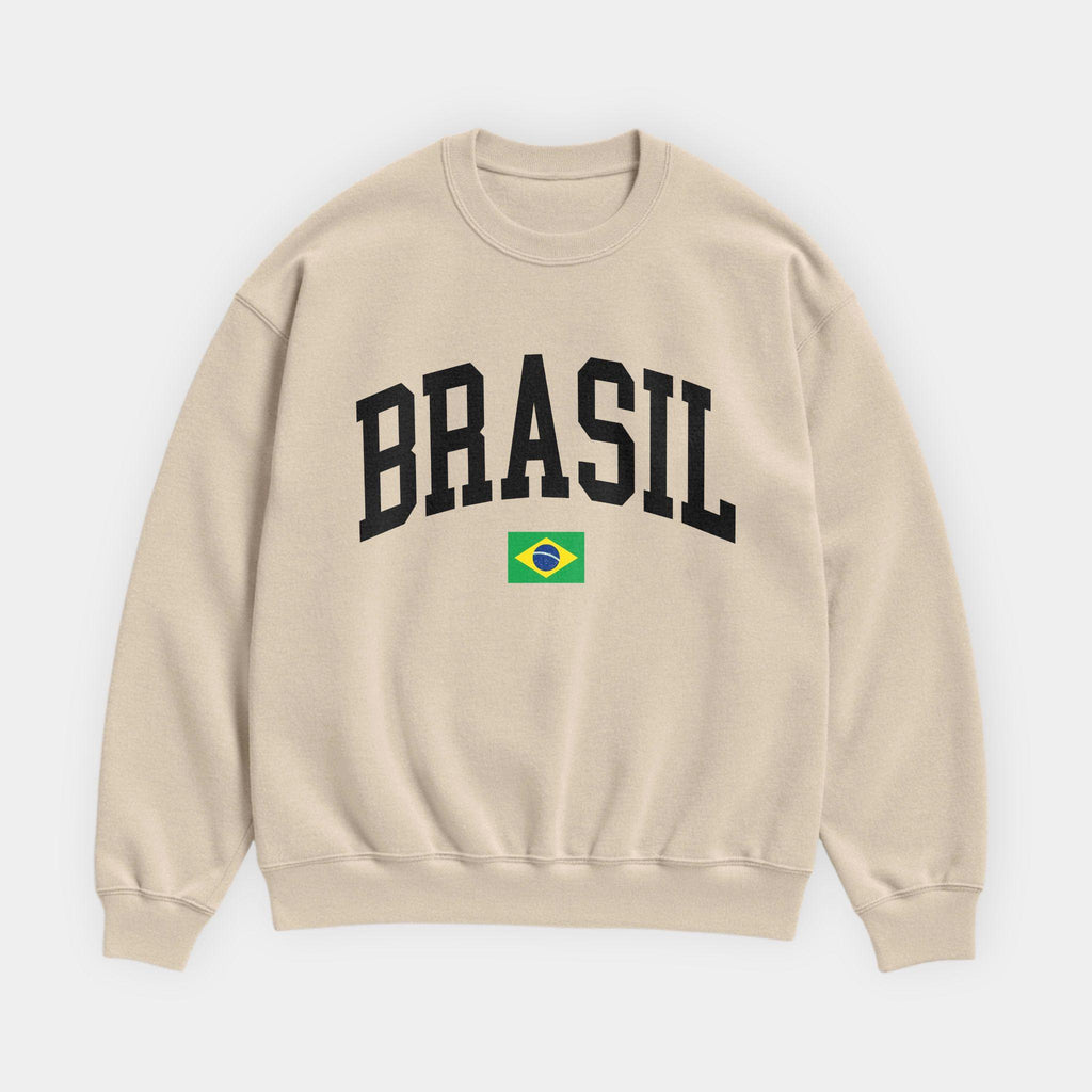 Brasil Collegiate Flag Sweatshirt