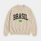 Brasil Collegiate Flag Sweatshirt