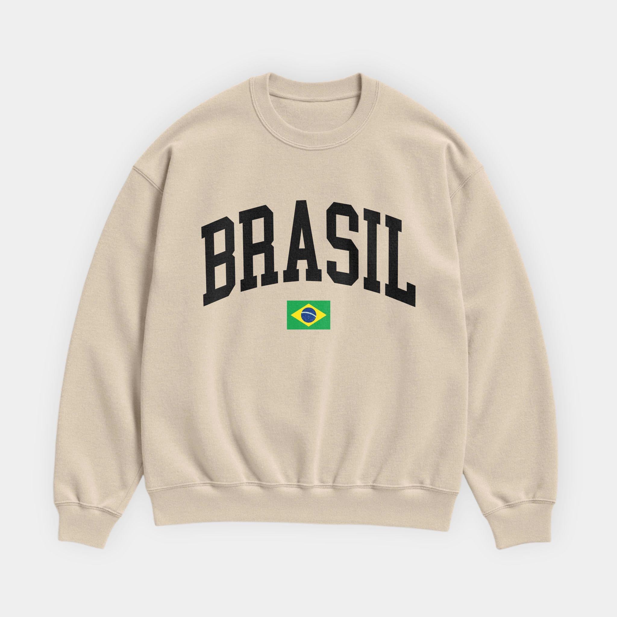 Brasil Collegiate Flag Sweatshirt