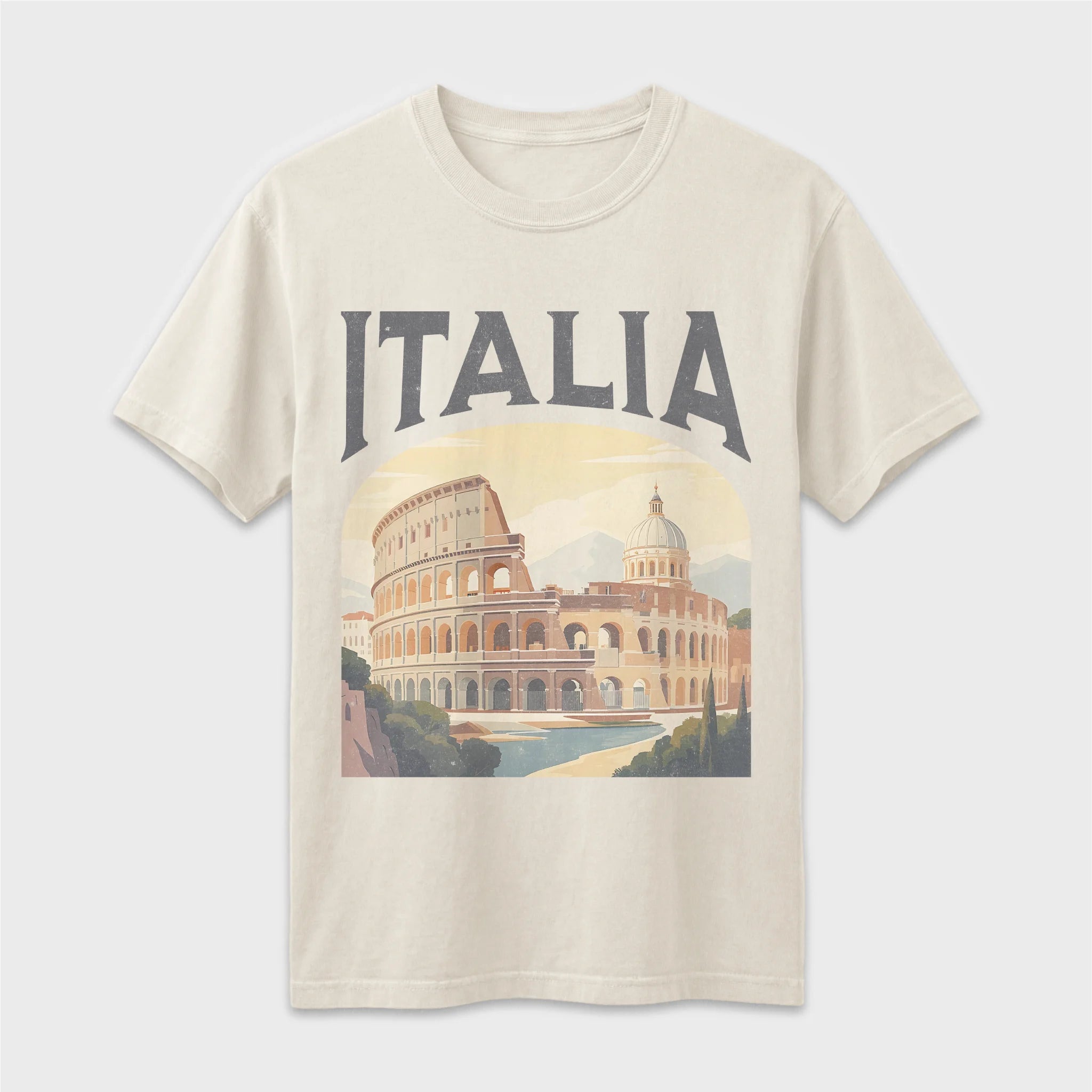 Italia Vintage Travel Poster T-Shirt