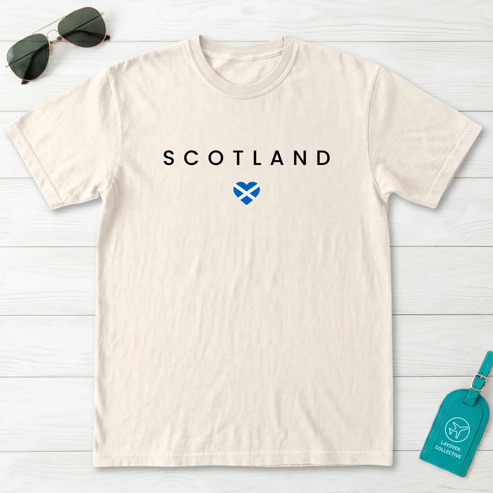 Scotland Minimal Flag T-Shirt