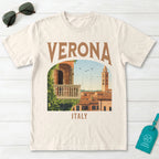 Verona Italy Vintage Travel Poster T-Shirt