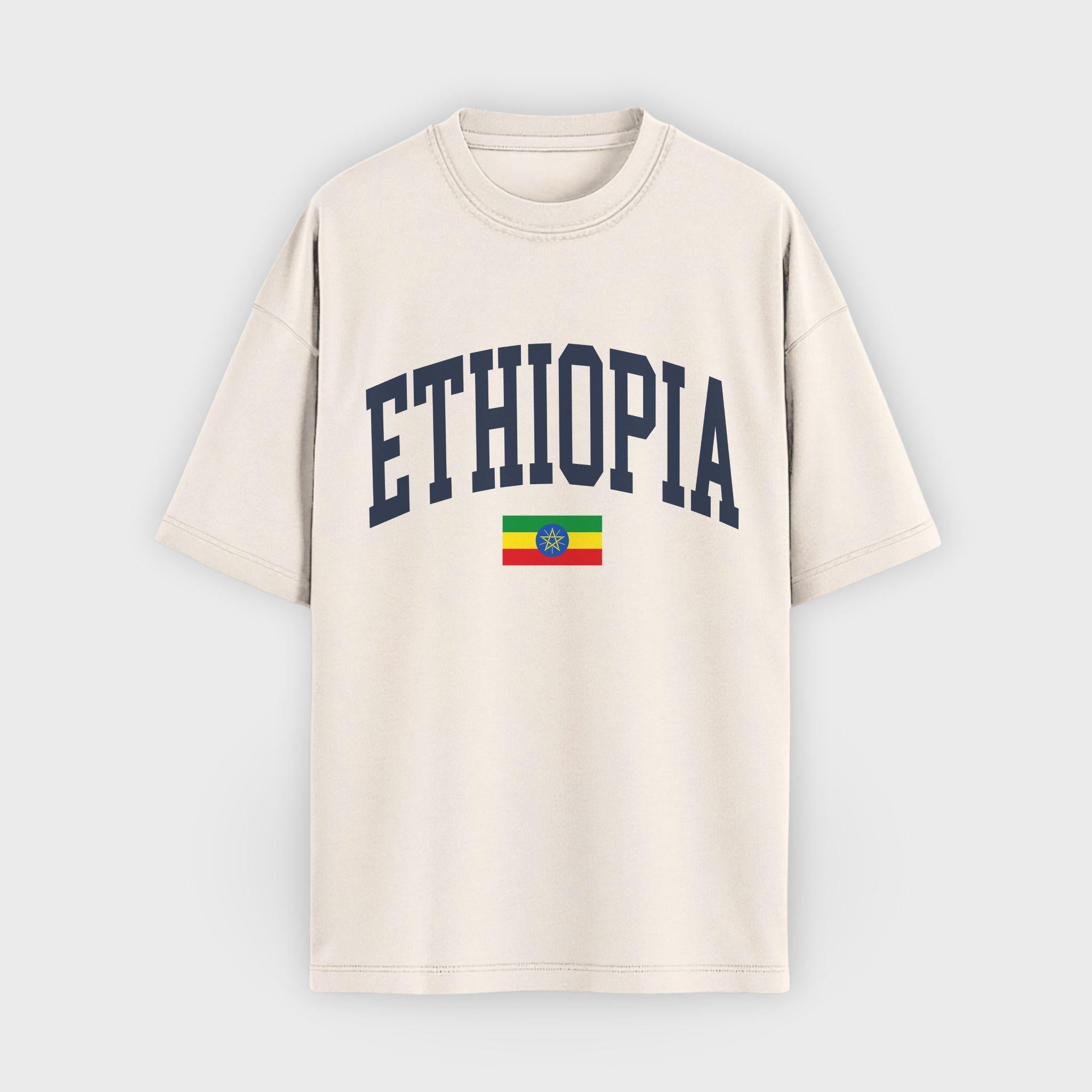 Ethiopia Collegiate Flag T-Shirt