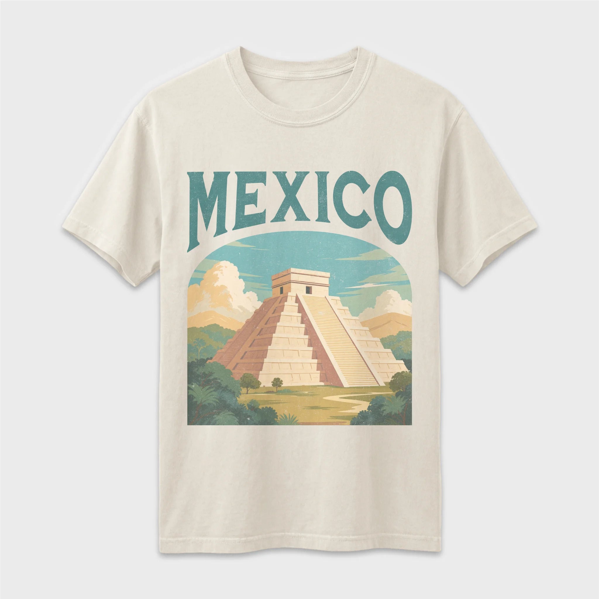 Mexico Vintage Travel Poster T-Shirt