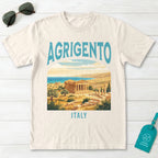 Agrigento Italy Vintage Travel Poster T-Shirt