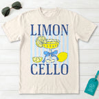 Limoncello Italian Cocktail Lemon Bow Graphic T-Shirt
