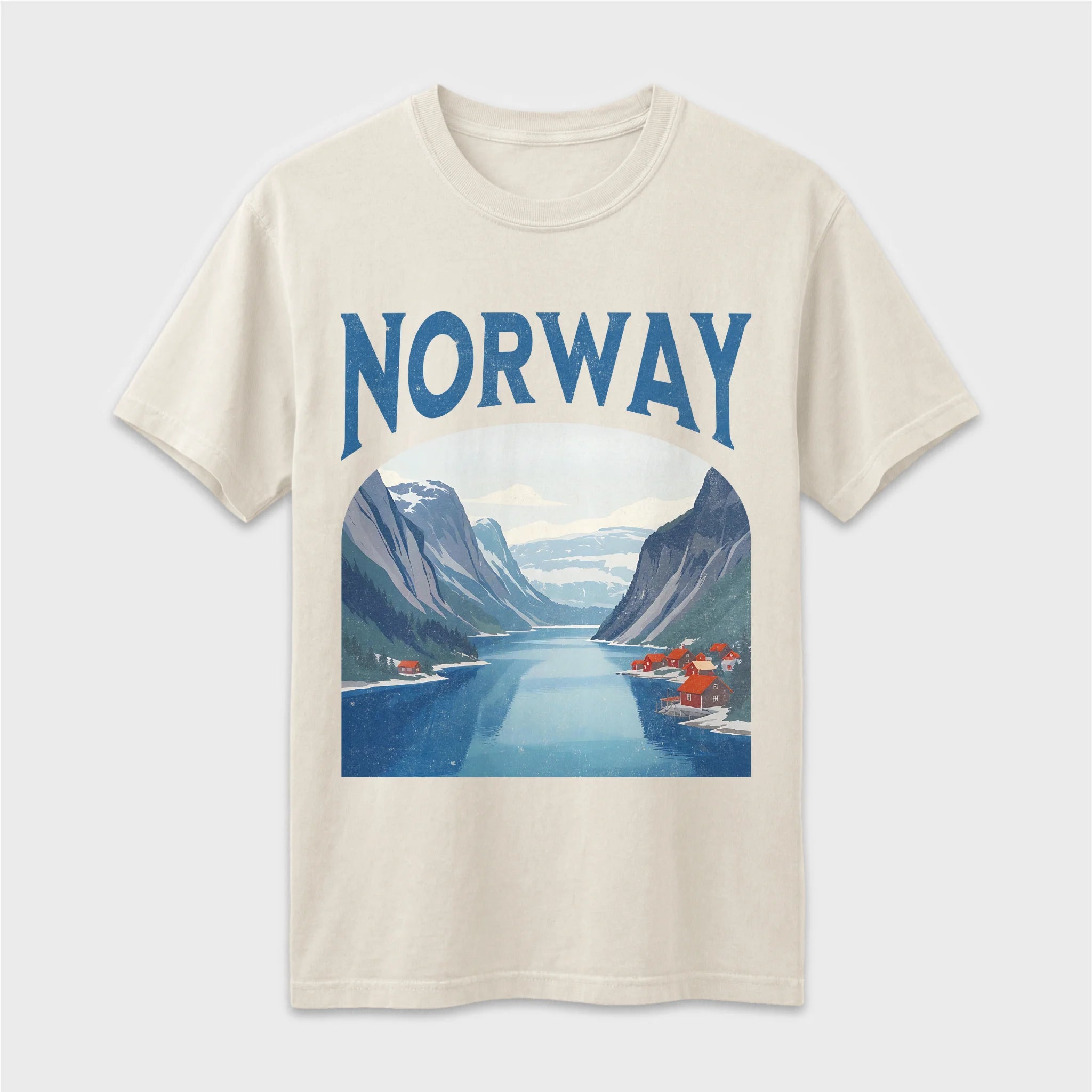 Norway Vintage Travel Poster T-Shirt