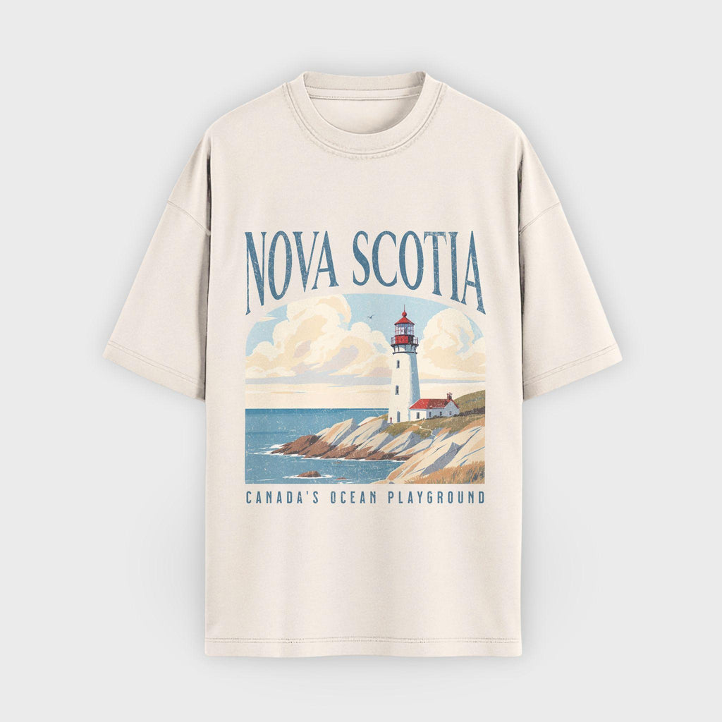 Nova Scotia Lighthouse Graphic T-Shirt