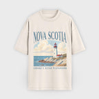 Nova Scotia Lighthouse Graphic T-Shirt