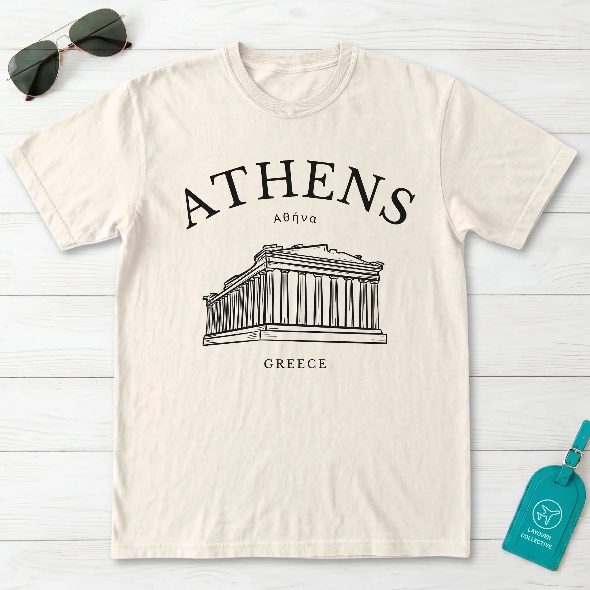 Athens Vintage Sketch T-Shirt