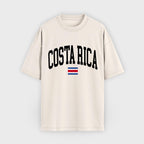 Costa Rica Collegiate Flag T-Shirt