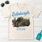 Edinburgh Retro Travel Poster T-Shirt