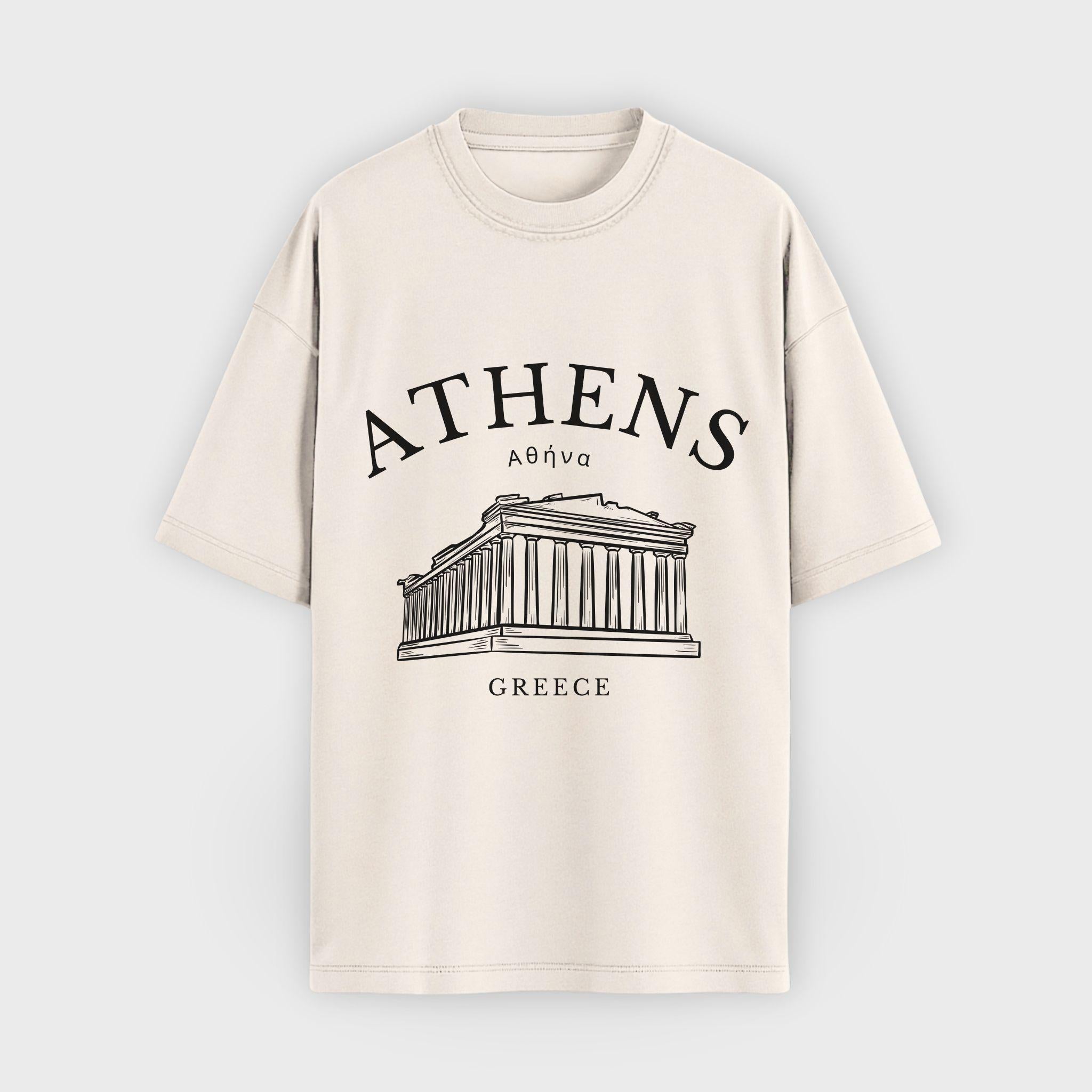 Athens Vintage Sketch T-Shirt