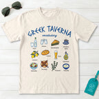 Greek Taverna Vocabulary T-Shirt