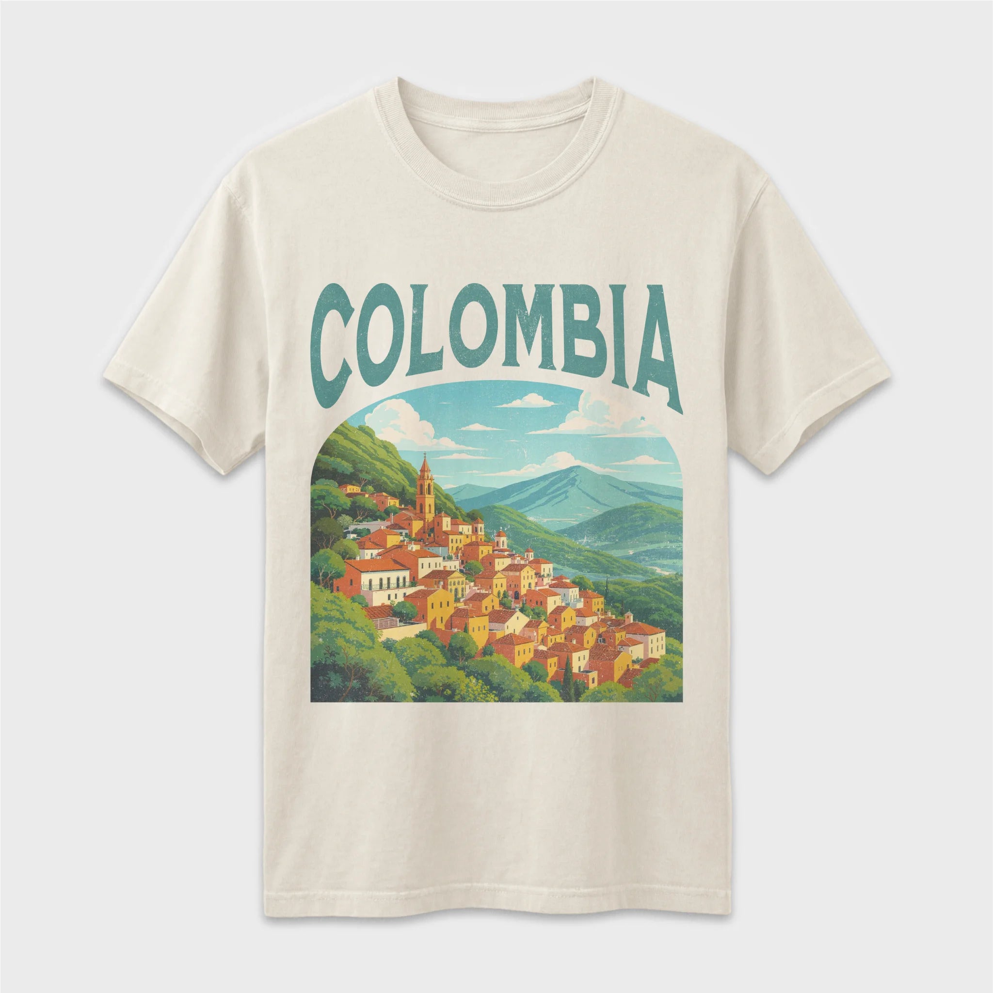 Colombia Vintage Travel Poster T-Shirt