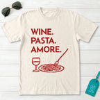 Wine Pasta Amore Italy T-Shirt