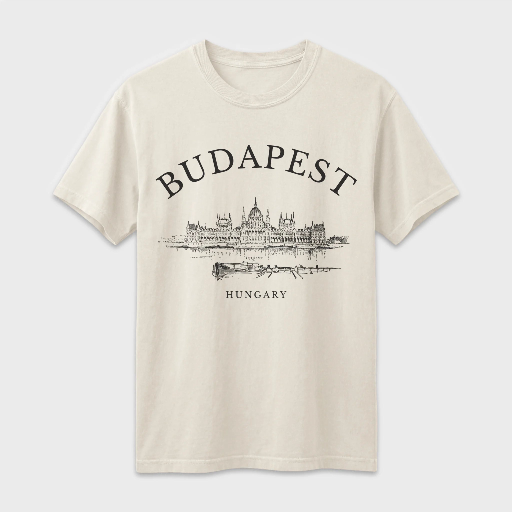 Budapest Vintage Sketch T-Shirt
