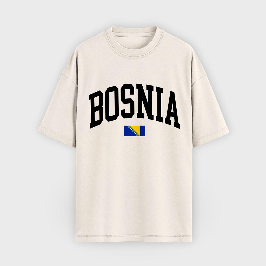 Bosnia Collegiate Flag T-Shirt
