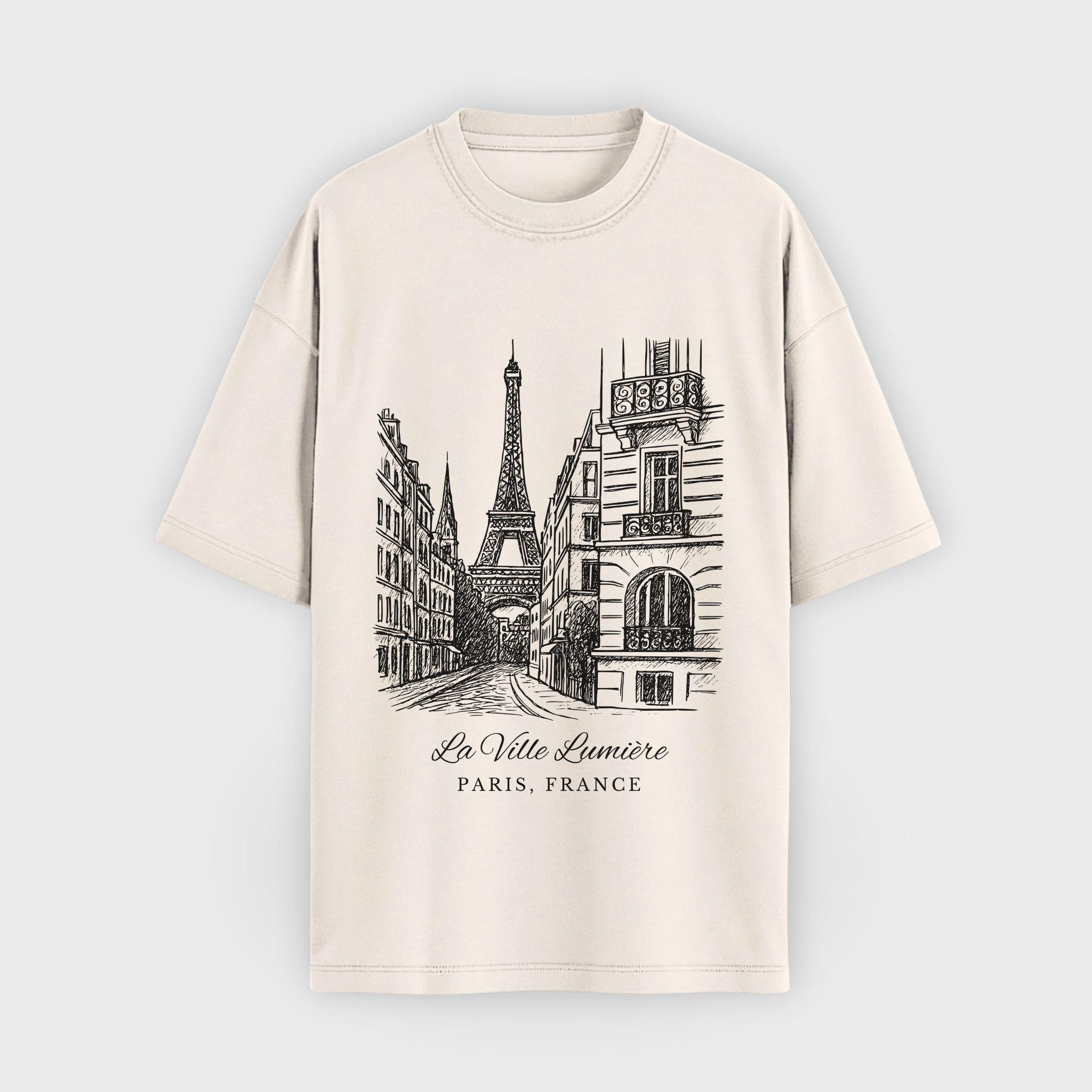 Paris Vintage Sketch T-Shirt