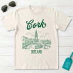 Cork Ireland Line Art T-Shirt