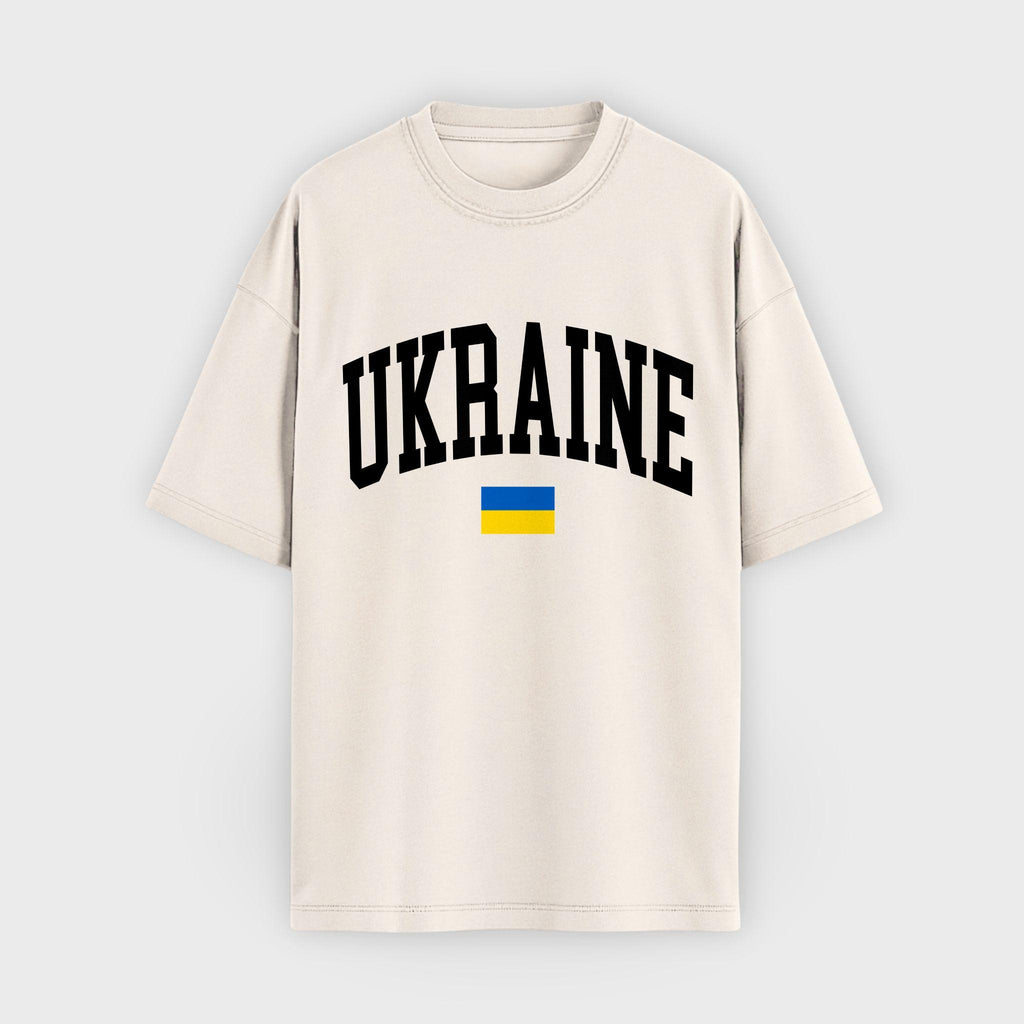 Ukraine Collegiate Flag T-Shirt