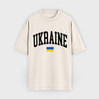 Ukraine Collegiate Flag T-Shirt