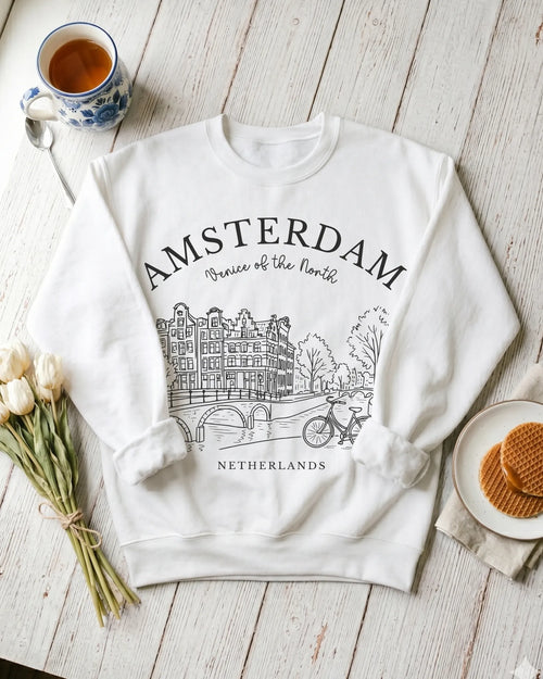 Amsterdam Vintage Sketch Sweatshirt