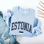 Estonia Collegiate Flag Sweatshirt