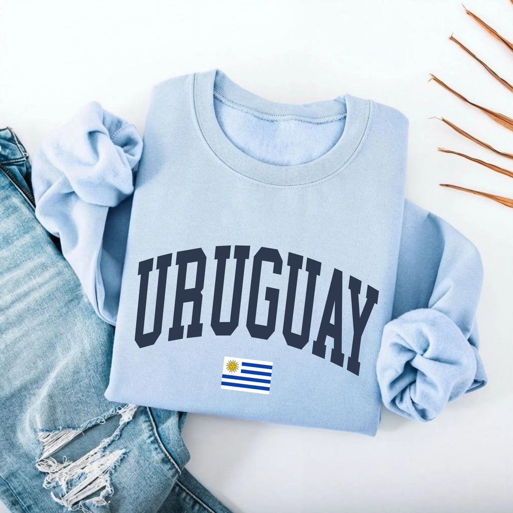 Uruguay Collegiate Flag Sweatshirt