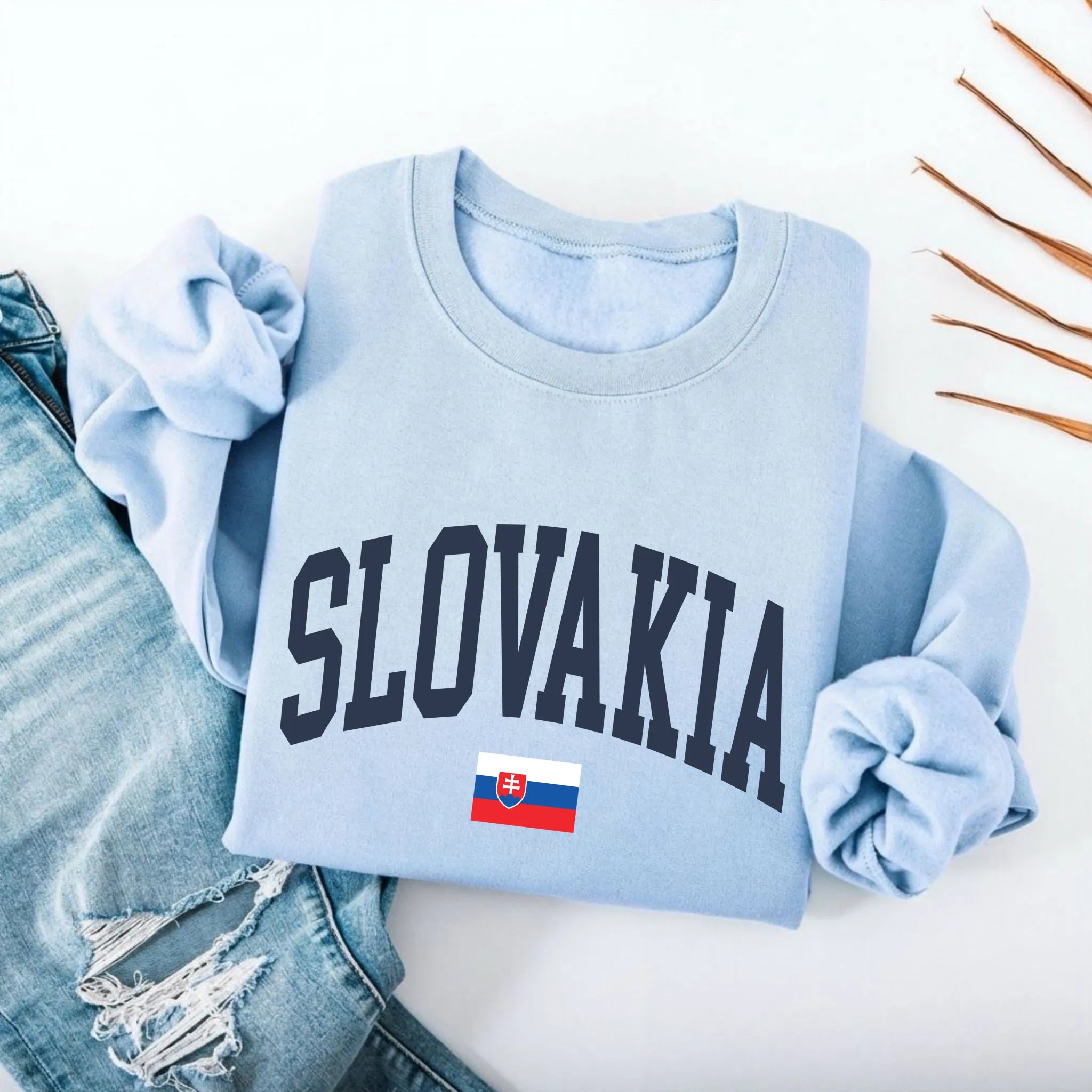 Slovakia Collegiate Flag Sweatshirt