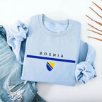 Bosnia Flagline Sweatshirt