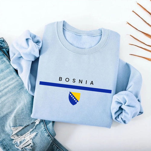 Bosnia Flagline Sweatshirt