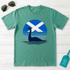 Nessie Saltire Scotland Retro T-Shirt