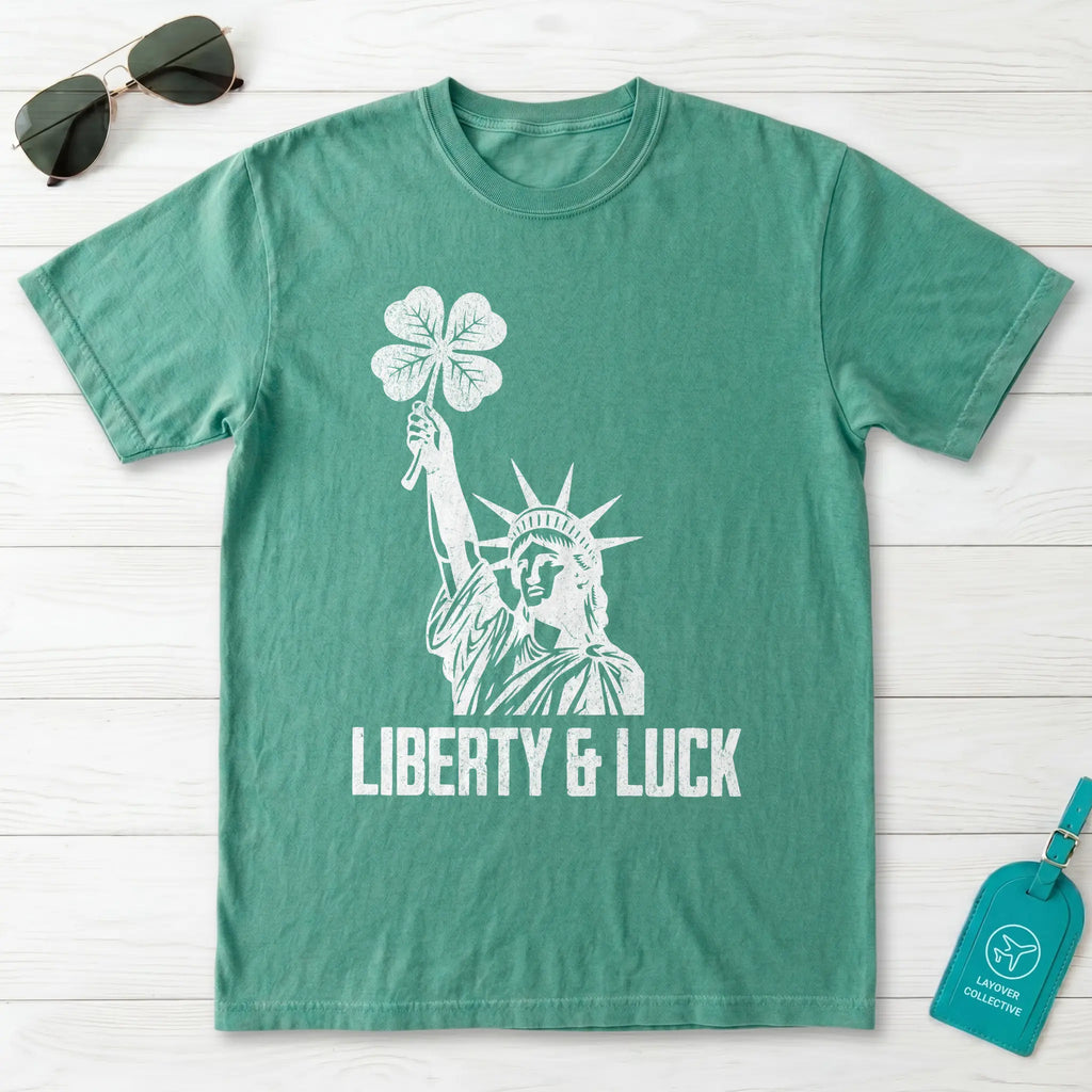Liberty and Luck Statue T-Shirt