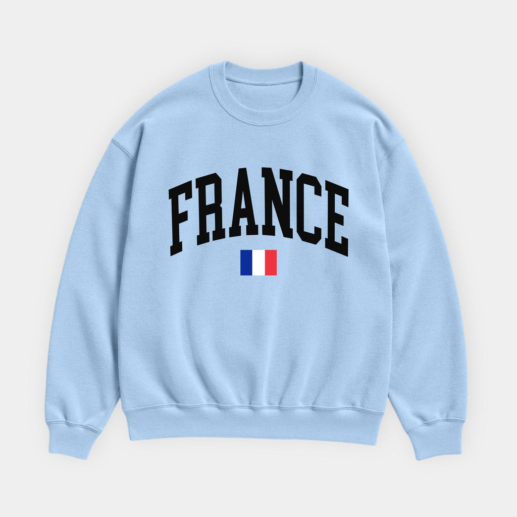 France Collegiate Flag Sweatshirt